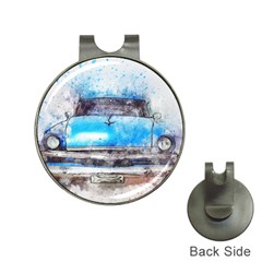 Car Old Car Art Abstract Hat Clips With Golf Markers by Celenk