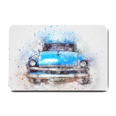 Car Old Car Art Abstract Small Doormat  by Celenk