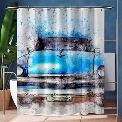 Car Old Car Art Abstract Shower Curtain 60  X 72  (medium)  by Celenk