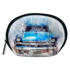 Car Old Car Art Abstract Accessory Pouches (medium)  by Celenk