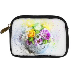 Flowers Vase Art Abstract Nature Digital Camera Cases by Celenk