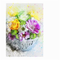 Flowers Vase Art Abstract Nature Small Garden Flag (two Sides) by Celenk