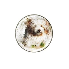 Dog Animal Pet Art Abstract Hat Clip Ball Marker (4 Pack)