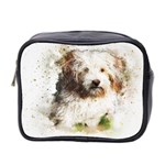 Dog Animal Pet Art Abstract Mini Toiletries Bag 2-Side Front