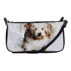 Dog Animal Pet Art Abstract Shoulder Clutch Bags by Celenk