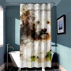 Dog Animal Pet Art Abstract Shower Curtain 36  X 72  (stall)  by Celenk