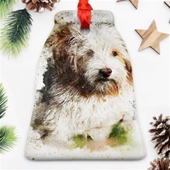 Dog Animal Pet Art Abstract Ornament (bell) by Celenk