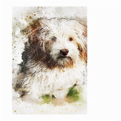 Dog Animal Pet Art Abstract Small Garden Flag (two Sides) by Celenk