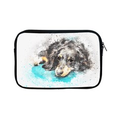 Dog Animal Art Abstract Watercolor Apple Ipad Mini Zipper Cases by Celenk