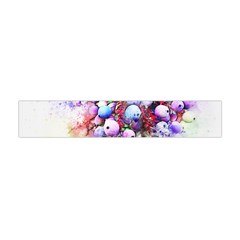 Berries Pink Blue Art Abstract Flano Scarf (mini) by Celenk