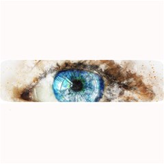 Eye Blue Girl Art Abstract Large Bar Mats by Celenk