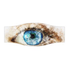 Eye Blue Girl Art Abstract Stretchable Headband by Celenk