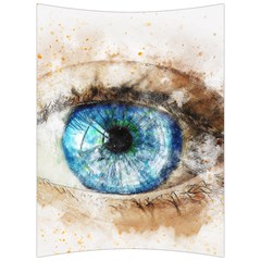 Eye Blue Girl Art Abstract Back Support Cushion