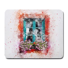 Window Flowers Nature Art Abstract Large Mousepads by Celenk