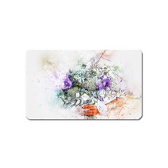 Flowers Bouquet Art Abstract Magnet (name Card) by Celenk