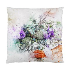 Flowers Bouquet Art Abstract Standard Cushion Case (two Sides) by Celenk