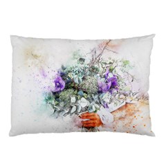 Flowers Bouquet Art Abstract Pillow Case by Celenk