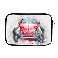 Red Car Old Car Art Abstract Apple Macbook Pro 17  Zipper Case by Celenk