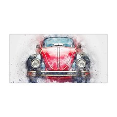 Red Car Old Car Art Abstract Yoga Headband by Celenk