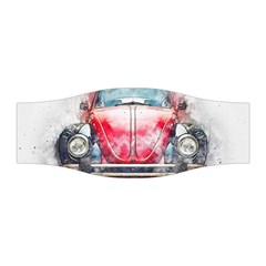 Red Car Old Car Art Abstract Stretchable Headband by Celenk