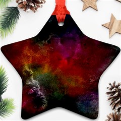 Abstract Picture Pattern Galaxy Ornament (star) by Celenk