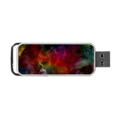 Abstract Picture Pattern Galaxy Portable Usb Flash (one Side) by Celenk