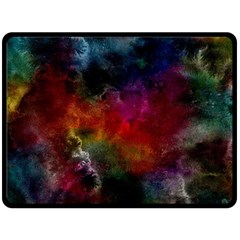 Abstract Picture Pattern Galaxy Double Sided Fleece Blanket (large)  by Celenk