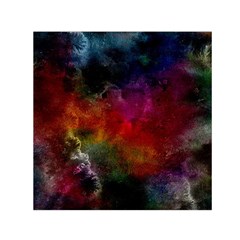 Abstract Picture Pattern Galaxy Small Satin Scarf (square) by Celenk