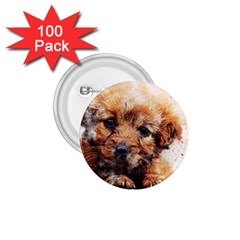 Dog Puppy Animal Art Abstract 1 75  Buttons (100 Pack)  by Celenk