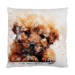 Dog Puppy Animal Art Abstract Standard Cushion Case (two Sides) by Celenk