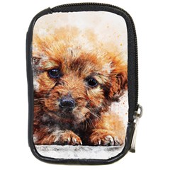 Dog Puppy Animal Art Abstract Compact Camera Cases by Celenk