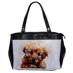 Dog Puppy Animal Art Abstract Office Handbags by Celenk