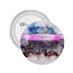 Pink Car Old Art Abstract 2 25  Buttons by Celenk