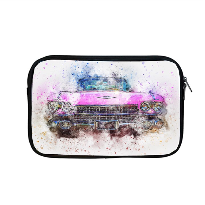 Pink Car Old Art Abstract Apple MacBook Pro 13  Zipper Case