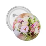 Flowers Bouquet Art Abstract 2.25  Buttons Front