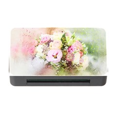 Flowers Bouquet Art Abstract Memory Card Reader With Cf by Celenk