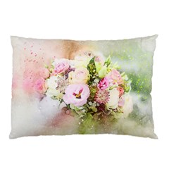 Flowers Bouquet Art Abstract Pillow Case (two Sides) by Celenk