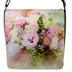 Flowers Bouquet Art Abstract Flap Messenger Bag (s) by Celenk