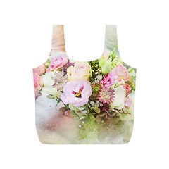 Flowers Bouquet Art Abstract Full Print Recycle Bags (s)  by Celenk