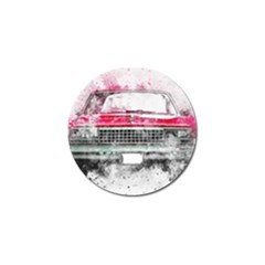 Car Old Car Art Abstract Golf Ball Marker (4 Pack) by Celenk