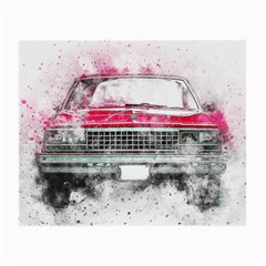 Car Old Car Art Abstract Small Glasses Cloth by Celenk