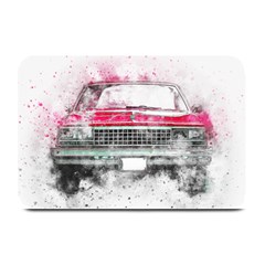 Car Old Car Art Abstract Plate Mats by Celenk