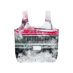 Car Old Car Art Abstract Full Print Recycle Bags (s)  by Celenk