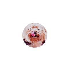 Dog Animal Pet Art Abstract 1  Mini Buttons by Celenk