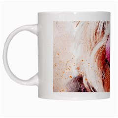 Dog Animal Pet Art Abstract White Mugs by Celenk