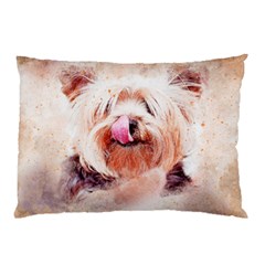 Dog Animal Pet Art Abstract Pillow Case by Celenk