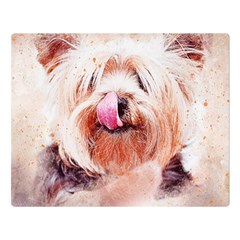 Dog Animal Pet Art Abstract Double Sided Flano Blanket (large)  by Celenk