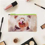 Dog Animal Pet Art Abstract Cosmetic Bag (XS) Front