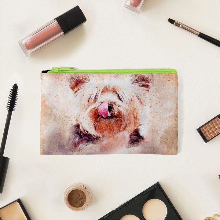 Dog Animal Pet Art Abstract Cosmetic Bag (XS)