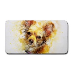 Dog Animal Art Abstract Watercolor Medium Bar Mats by Celenk